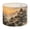 Color 2, variant on Drum Lamp Shade Autumn Riverside Chinoiserie Red Maple Trees Golden Sunset Misty Lampshade for Table Lamps Floor Lamps Pendant Light 13"x13"x10" Replacement Linen Large Lamp Shade Easy Assembly