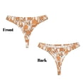 thumbnail image 3 of Fotbe Corgi Animal Tanga Sin Costuras para Mujer con Estampado – Panties Invisibles, Transpirables y Cómodos para Uso Diario-Small, 3 of 6