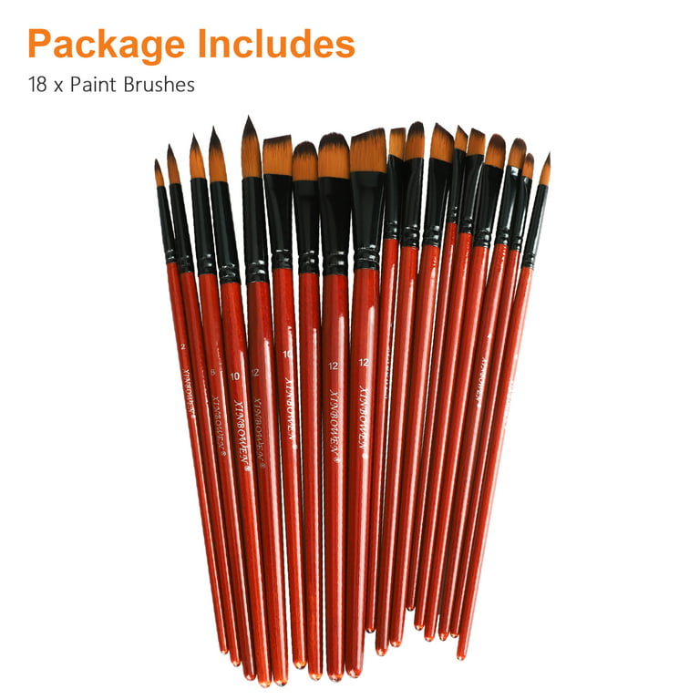Paint Brushes For Acrylic Painting Acrylic Watercolor Paint Brush Set Of 10  Smooth And Flexible Artist Paint Brushes Versatile - AliExpress