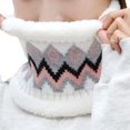 thumbnail image 4 of Winter Heated Beanie Hat Scarf Set for Women Fleece Lined Knit Heating Cap USB Charging Neck Warmer Scarf for Cold Weather, 4 of 5