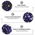 thumbnail image 4 of Shisuyan 2pcs Pleated Adorable Swimming Caps Unisex Waterproof Elastic Swim, 4 of 8