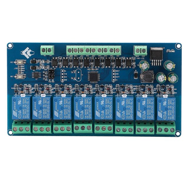Relay Module 8 Channel Optocoupler Input Signal Detection Electronic Component DC 7-30V
