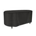 thumbnail image 2 of Patio Large Waterproof Oval Table Cover - Outdoor Patio Table Washable - Heavy Duty Furniture 84 Inch Oval Table Cover, 2 of 6