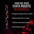 thumbnail image 3 of Rosario Collar Santa Muerte Reversible, 3 of 7