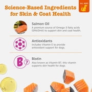 Zesty Paws Skin & Coat Bites + Salmon Oil, Bacon 90ct