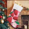 thumbnail image 5 of Coolnut Strawberry Christmas Stocking Personalized Large Candy Stocking, Xmas Stockings Decoration Hanging Gift for Family Holiday Party Ornaments Decor Fireplace, 5 of 7