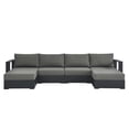 thumbnail image 2 of Tahoe 4-Piece Sectional Sofa Set in Gray Charcoal, 2 of 9