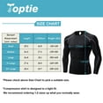 thumbnail image 7 of TOPTIE Men's Long Sleeve Fitted Compression Shirt, Cool Dry Base Layer for Men-Maroon-S, 7 of 7