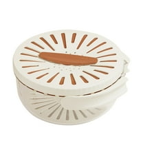 Multifunctional Drain Basket Container - Foldable Handle Fruit Colander & Food Storage Bowl for Washing Strawberries, Vegetables - Leakproof Kitchen Strainer with Removable Insert