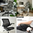 thumbnail image 2 of Xoenoiee Hunting Camo Pattern Home Office Chair Cover with Armrest Covers, 3 Pieces Stretchable Computer Desk Chair Cover High Back Universal Boss Chair Covers Removable Gaming Chair Covers, Small, 2 of 6