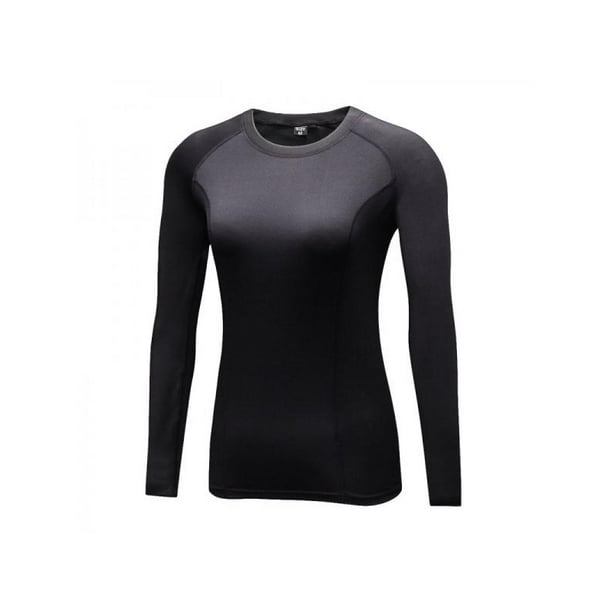 Nicesee - Nicesee Quick Dry Women's Long Sleeve Compression Base Layer ...