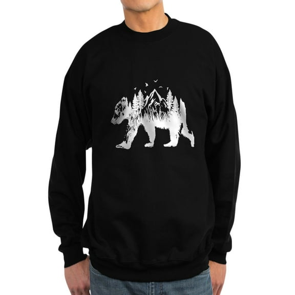 CafePress - Bear Woods Sweatshirt - Classic Crew Neck Sweatshirt