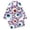 A190 Purple, variant on Yuncity Girls Pajamas Halloween Print Down Collar Long Sleeve Long Sleepwear Casual Home Outfit Comfortable Pjs Loungewear Kids Nightwear Size 4-5 Years Black