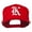 Red, variant on Old English K Embroidered Flat Bill Cap - Navy OSFM