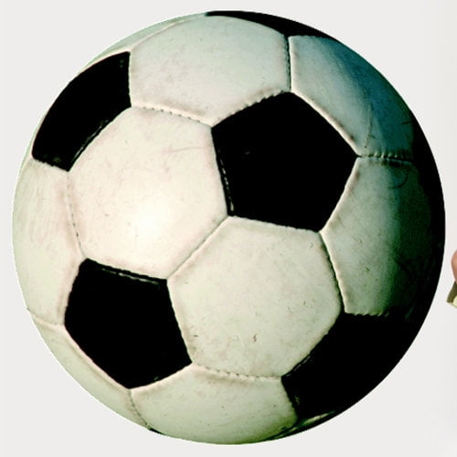 Wallhogs Soccer Ball II Cutout Wall Decal