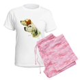 thumbnail image 6 of CafePress - English Setter Women's Light Pajamas - Women's Short Sleeve Print T-Shirt and Pants Light Cotton Pajama Set, 6 of 7