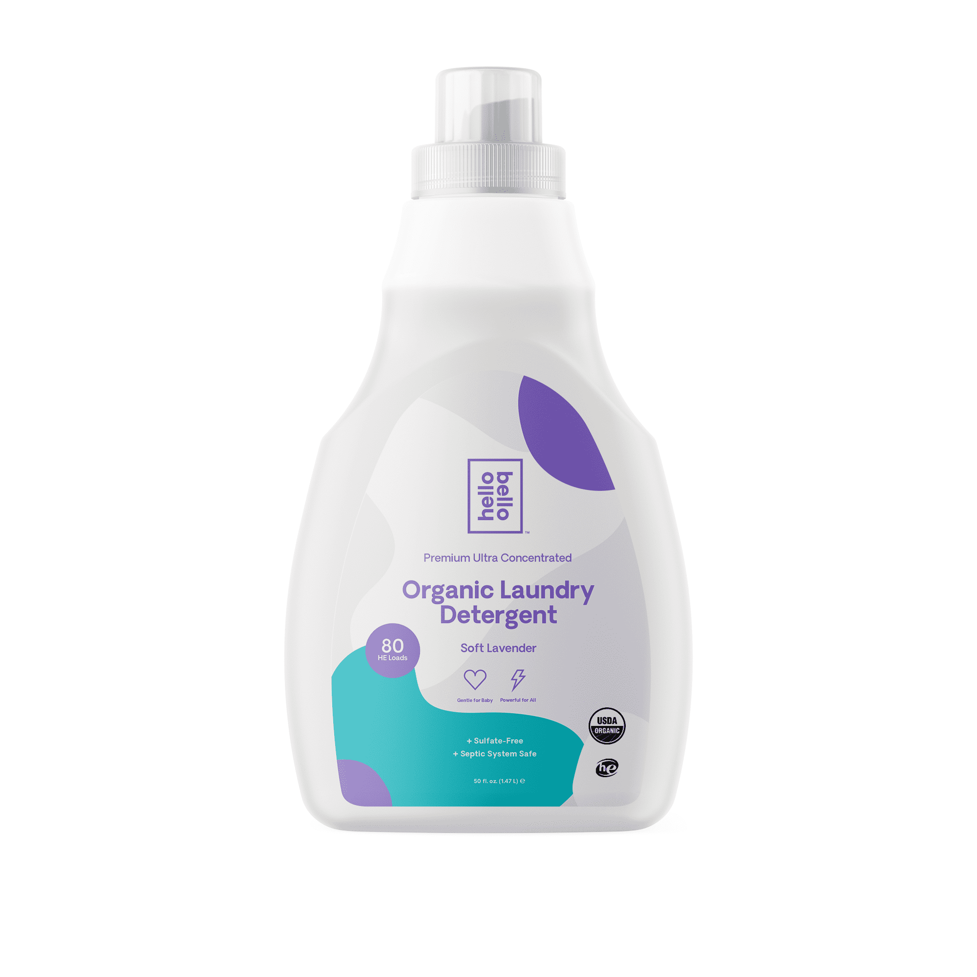 Hello Bello Concentrated Laundry Detergent, Lavender, 50oz Walmart