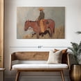 thumbnail image 3 of Elephant Stock Ranch Hand Ii Wall Art - Horizontal Canvas Wall Art - Living Room Wall Decor - Animal Canvas - Green And Blue Decor By Jacob Green - 48" x 32", 3 of 8