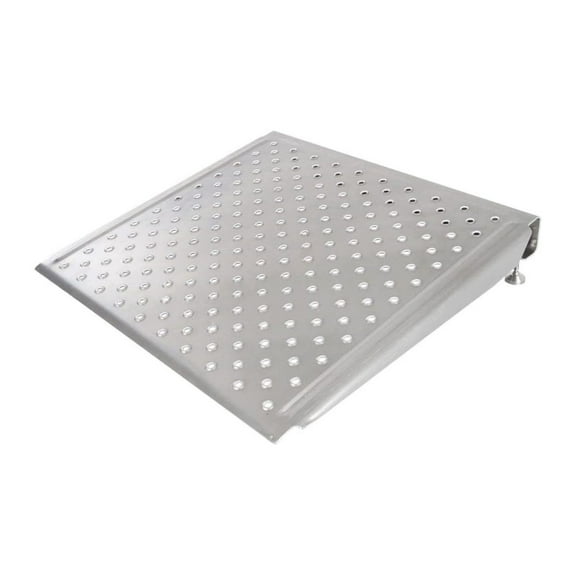 4" High Aluminum Adjustable Threshold Ramp - 24" L x 36" W