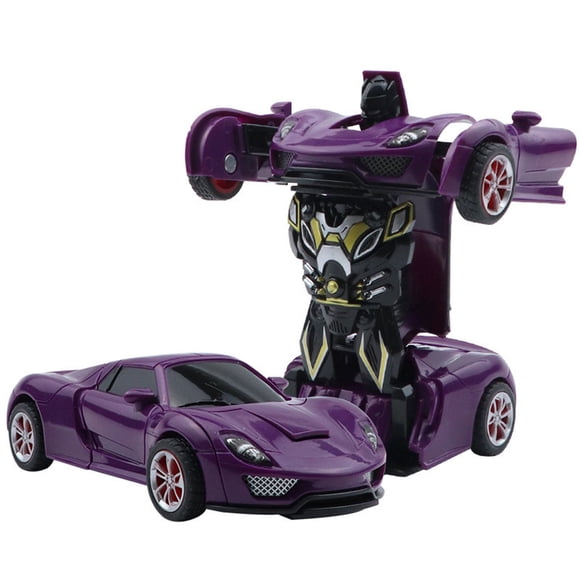 Amyove Jouets de Voiture de Déformation pour Enfants Modèle de Robot Transformable Multicolore Jouets de Voiture pour Enfants Cadeaux d'Anniversaire Noël