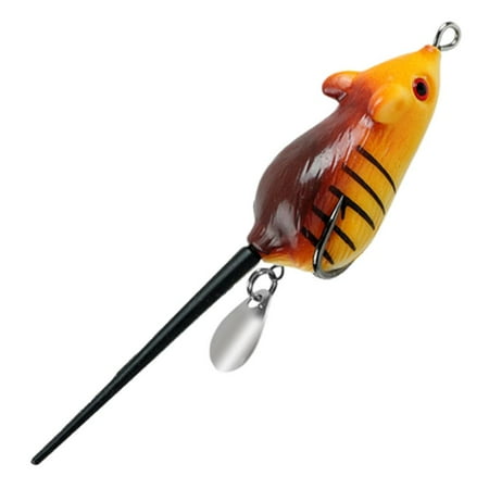 Bionic mouse soft bait Luya bait rat frog thunder frog black New G5 M4I0