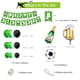 thumbnail image 3 of Kit de globos para fiestas de cumpleaños, fútbol, 84 unidades, lámina de látex verde, 3 of 4