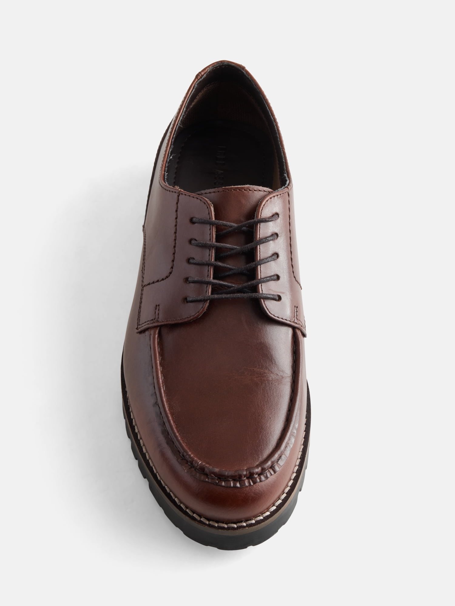 Free Assembly Men's Leather Moc Toe Oxfords