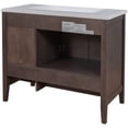 thumbnail image 5 of 36" Bathroom Vanity Base Only, Solid Wood Frame with Durable MDF Construction-Brown, 5 of 9