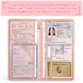 thumbnail image 6 of EastVita Long Car Card Bag Vehicle Card Document Glove Box Organizer for Insurance Card Driver License Paperwork Auto Truck Compartment, 6 of 8