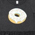 thumbnail image 4 of Inktastic White Donut with Sprinkles Girls Toddler Dress, 4 of 5