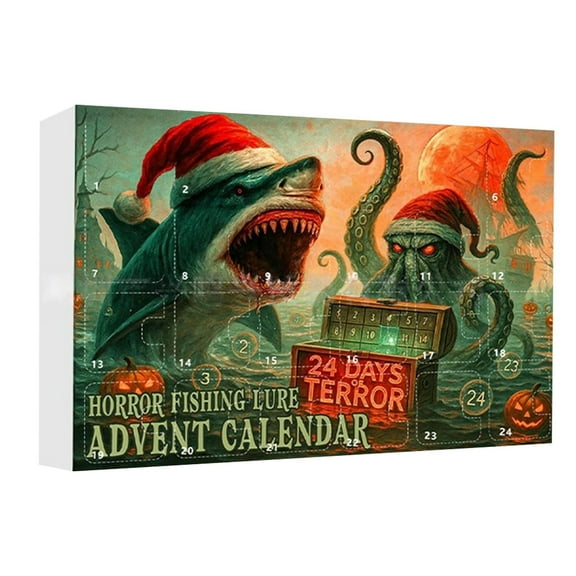 Advent Calendar 2025 24 Days Of Countdown Calendar Countdown With 24Pcs For Anglers & Boys