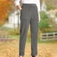 thumbnail image 2 of Pantalones de pana con bolsillos lisos para mujer KIHOUT en liquidación en tallas grandes, 2 of 6