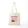 thumbnail image 6 of CafePress - Midwife Gift Doughnuts Tote Bag - Unisex Canvas Tote Bag, Beige, 1-Piece, 6 of 7