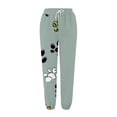 thumbnail image 2 of Womens Tracksuit Bottoms Printed Workout Pants with Pockets Wide Leg Cargo Trousers Baggy Jogging High Waisted Tracksuit Bottoms, 2 of 4