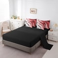 thumbnail image 3 of YST Ombre Gradient 7-Piece Bedding Set, Full Size, Geometric Stripe Comforter Set, Aesthetic Wave Bedding, Modern Abstract Bed in a Bag, 3 of 4
