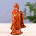 thumbnail image 3 of Rosewood carved Confucius figurine, a statue of Confucius, a Mid-Autumn Festival gift, a Teachers' Day gift from Confucius School, a mahogany gift., 3 of 4