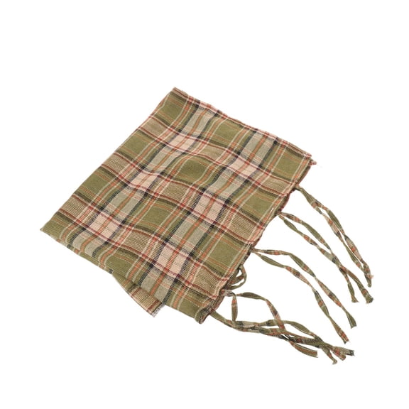 IMIKEYA Breathable Fabric Green Oven Curtain with Tie Bands for Easy Installation