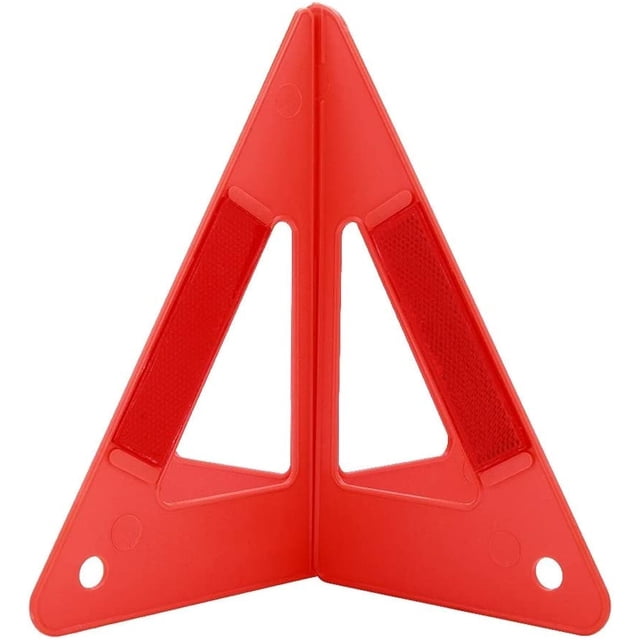 Triángulo de advertencia, triángulo de advertencia portátil Advertencia de avería de emergencia del automóvil Señal de parada de seguridad de tráfico reflectante TUNC Sencillez