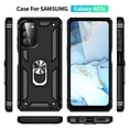 thumbnail image 2 of Compatible with Samsung Galaxy A03S Case Built-in 360 Ring Holder Kickstand, Extreme Protection Military Armor Magnetic Car Dual Layer Protective Heavy Duty Phone Cover,Black, 2 of 7