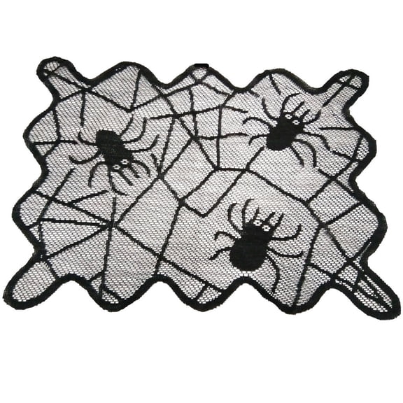 Wovilon Halloween Decoration Halloween Decorations Sets Halloween Tablecloth Spooky Spiderweb Lace
