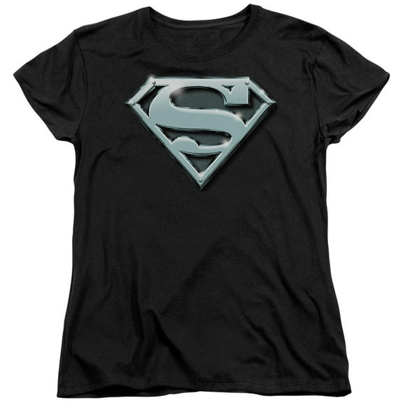 Superman - Chrome Shield - Women's Short Sleeve Shirt - XX-Large