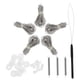 thumbnail image 4 of Kit de 5 juegos de cuerdas para persianas de RV, kit de reparación de persianas plisadas ajustables para caravanas, para proteger, mejorar la comodidad y la experiencia de viaje, 4 of 8