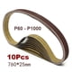 thumbnail image 2 of 10 unids cinturones de lijado 760x25mm 60-1000 Tira de grano Papel de óxido Abrasivo for maderas de metal lijado herramientas abrasivas, 2 of 6