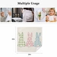 thumbnail image 4 of Easter Bunny Cloth Napkins, Farmhouse Rabbit Butt Polka Dot Spring Washable and Reusable Dinner Napkins Set of 4, Table Napkin for Kitchen Party Birthday Wedding Hotel Housewarming 20"x20", 4 of 8