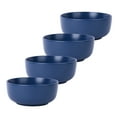 thumbnail image 4 of Mainstays Alessandra Matte Blue Stoneware Round Cereal Bowl, 4 of 6