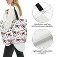 thumbnail image 3 of Balery Monkey Bolsa Tote Estilo Estético con Cremalleras, Bolsa de Hombro, Bolsa de Compras Grande y Plegable, 3 of 8