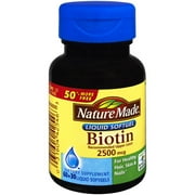 Nature Made Biotin 2500mcg, 90 CT (Pack of 3)