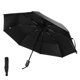 thumbnail image 1 of BESTYASH Travel Automatic Umbrella Black Compact Foldable Water Resistant and Windproof, 1 of 7