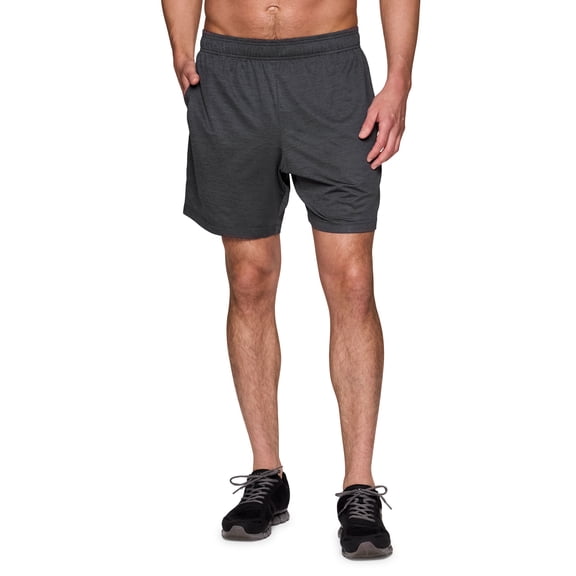 RBX Active Men's Stretch Jersey Gym Shorts with Pockets