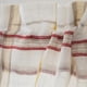 thumbnail image 4 of 1x Cortina Voile Cubierta de ventana Puerta Salón en Rojo 74x60cm Zulema Niveles de lino para ventana, 4 of 8